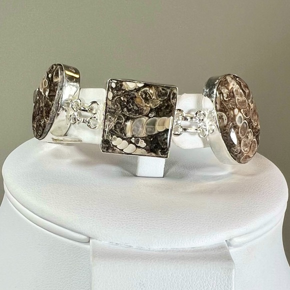 Jewelry - Turtella Jasper 925 Gemstone Bracelet